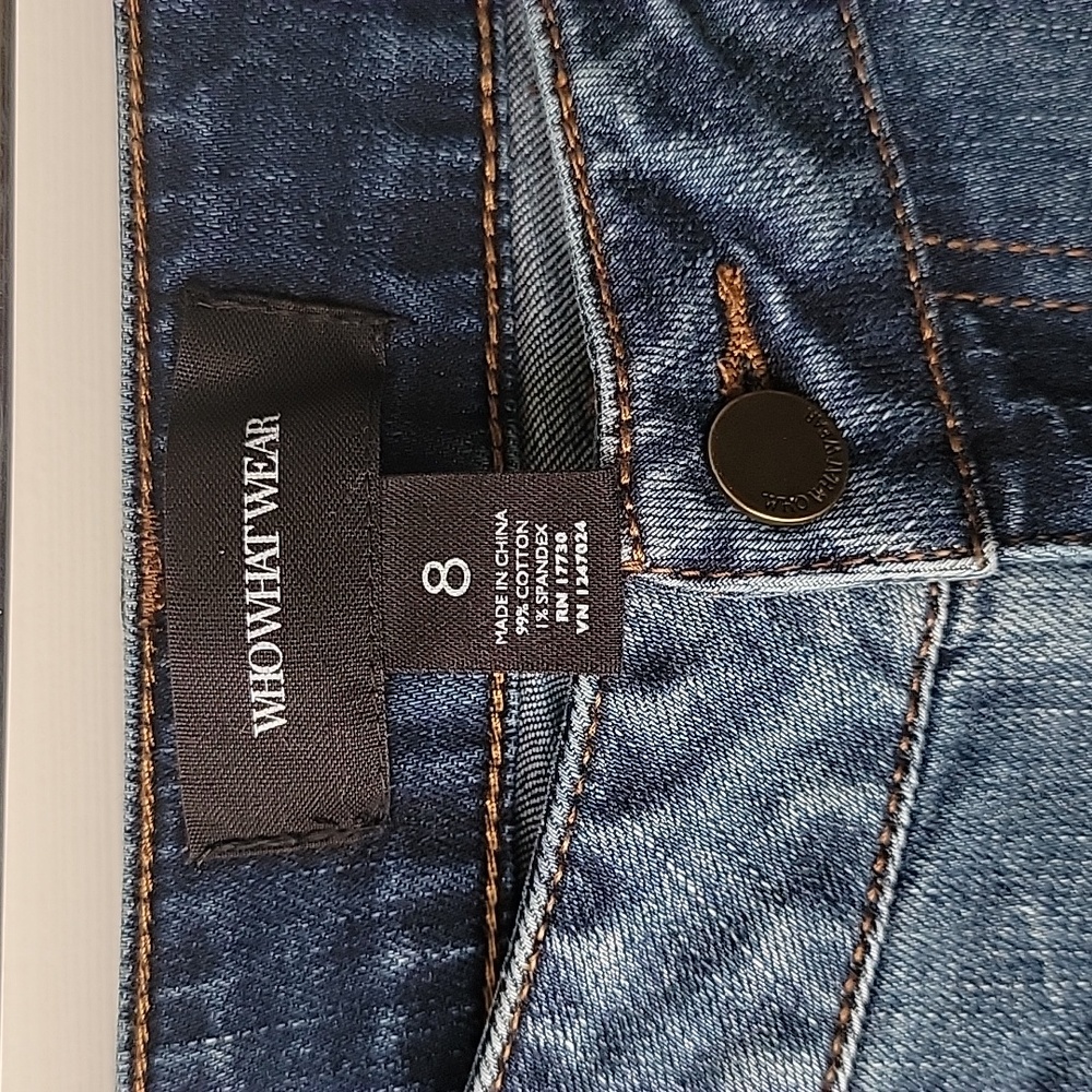 Who What Wear, size 8, blue, 99% cotton 1% spanx - Picture 5 of 6